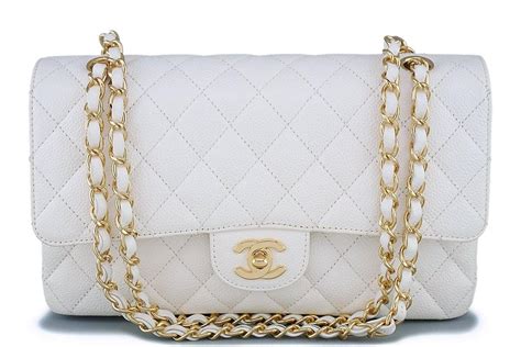 white chanel classic bag|chanel classic flap bag medium.